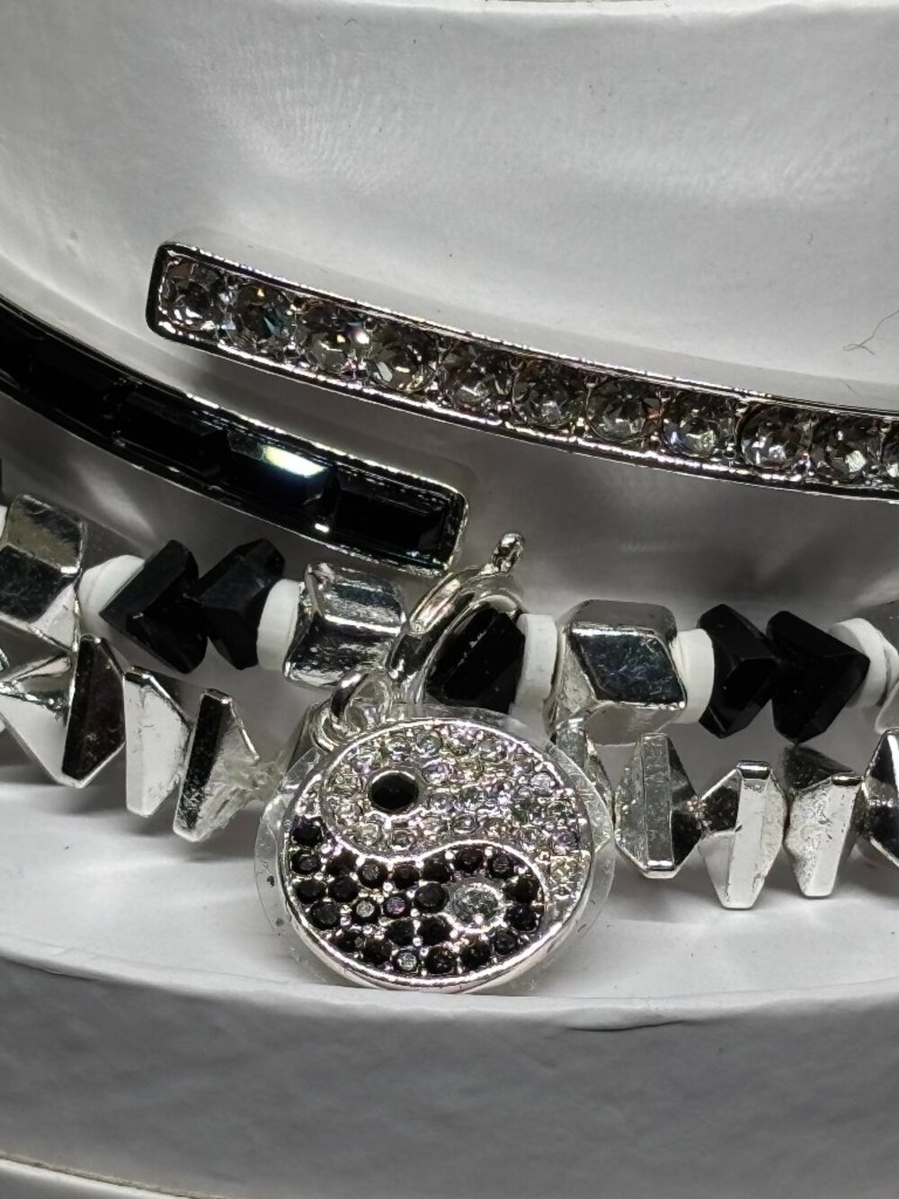 Bomb Party "You're The Yin To My Yang" 3 Bracelet Stacks Set RBP6029 MSRP $120